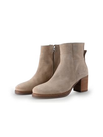 Shabbies Amsterdam Stiefeletten Beige 312059