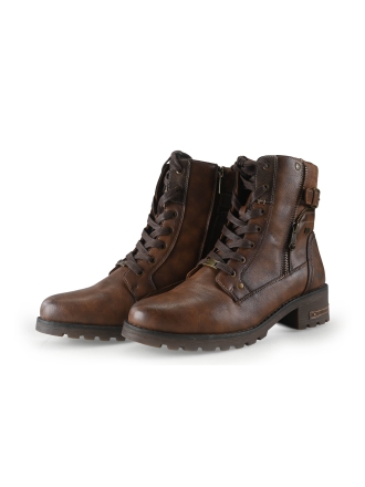 Mustang Schnürstiefel Braun 312673