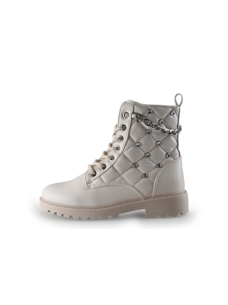 Claudia Ghizzani Schnürstiefel Beige 312737