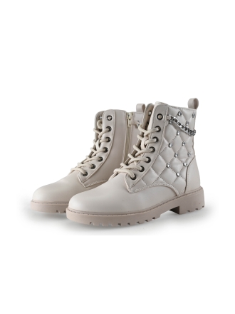 Claudia Ghizzani Schnürstiefel Beige 312737