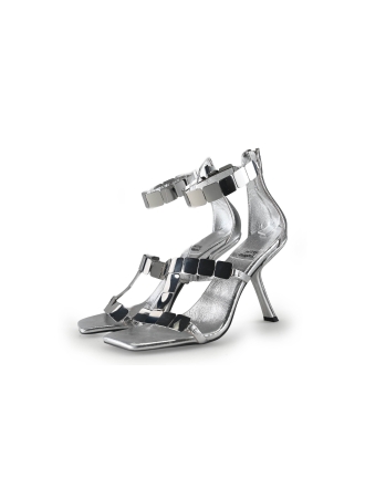 Jeffrey Campbell Sandalen Silber 313000
