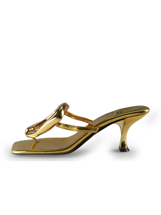 Jeffrey Campbell Mules Pantoletten Gold 313002