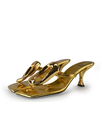 Jeffrey Campbell Mules Pantoletten Gold 313002