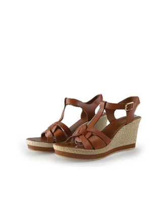 Leone Keilschuhe Braun 314058