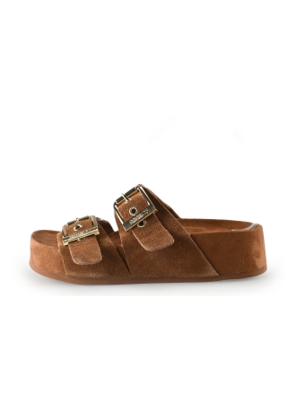 Colors of California Mules Pantoletten Braun 315095