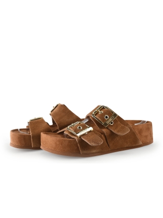 Colors of California Mules Pantoletten Braun 315095