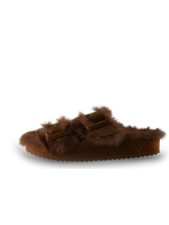 Colorsofcalifornia Hausschuhe Cognac 315107