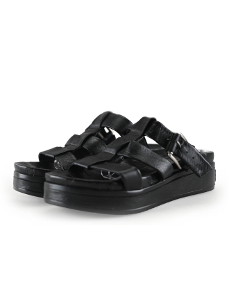 Shabbies Amsterdam Sandalen Schwarz 315340