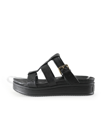 Shabbies Amsterdam Sandalen Schwarz 316393