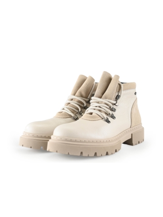 Hee Schnürstiefel Beige 316504