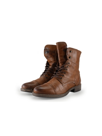 Manfield Schnürstiefel Cognac 316615