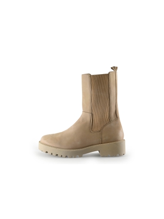 Manfield Chelsea boots Beige 317293