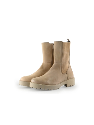 Manfield Chelsea boots Beige 317293