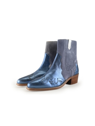 Manfield Cowboystiefel Blau 317552