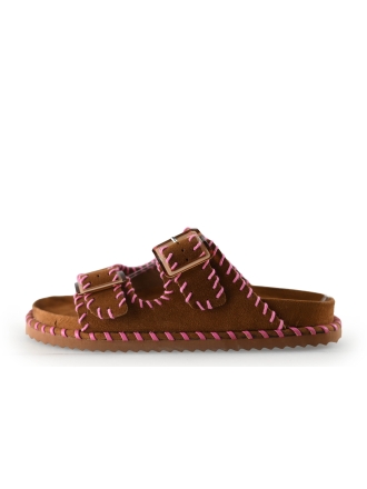 Colors of California Mules Pantoletten Braun 320496