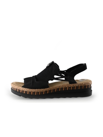 Rieker Espadrilles Schwarz 320703