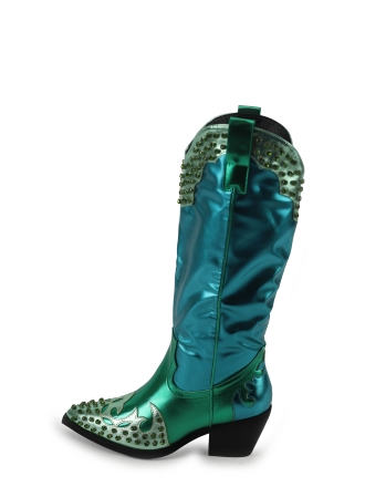 Azalea Wang Cowboystiefel Blau 321264
 Größe 41
 