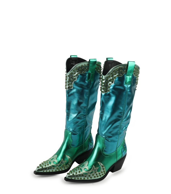 Azalea Wang Cowboystiefel