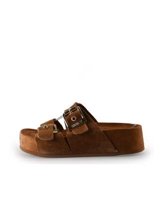 Colors of California Mules Pantoletten Braun 322641