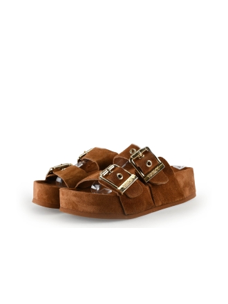 Colors of California Mules Pantoletten Braun 322892