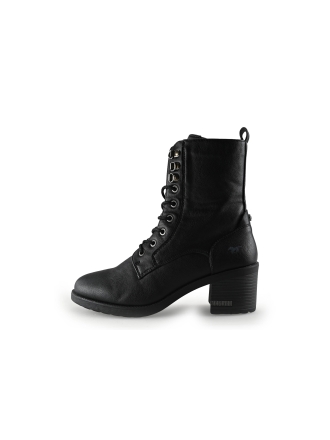Mustang Schnürstiefel Schwarz 322907