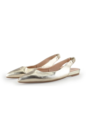 Manfield Ballerinaschuhe Gold 325377
 Größe 39
 