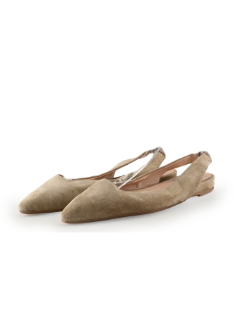 Manfield Mules Pantoletten Beige 327253
 Größe 41
 