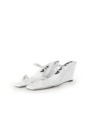 Sacha Mules Pantoletten Weiß 327330
 Größe 39
 