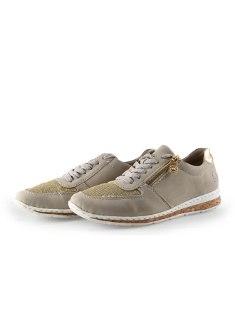 Rieker Schnürschuhe Beige 327457
 Größe 39
 