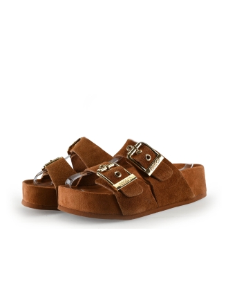 Colors of California Mules Pantoletten Braun 328147
 Größe 37
 