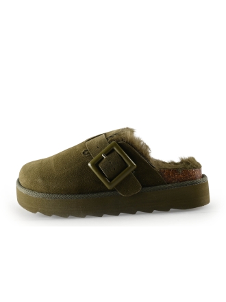 Colors of California Mules Pantoletten Grün 328210
 Größe 38
 