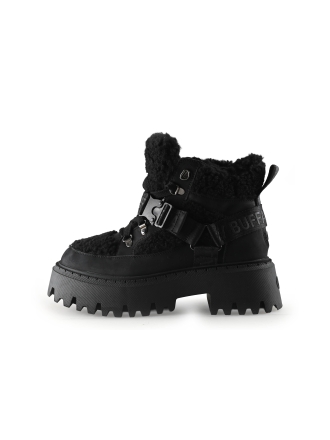 Buffalo Schnürstiefel Schwarz 329401
 Größe 40
 