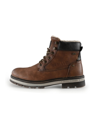 Mustang Schnürstiefel Cognac 330118
 Größe 43
 