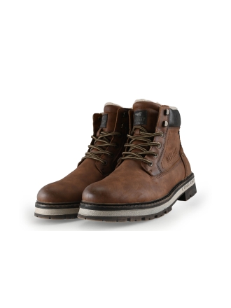 Mustang Schnürstiefel Cognac 330118
 Größe 43
 