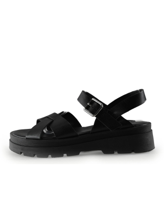 Manfield Sandalen Schwarz 330407
 Größe 39
 