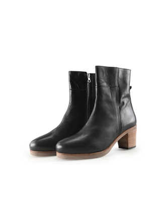 Shabbies Amsterdam Stiefeletten Schwarz 330587
 Größe 39
 