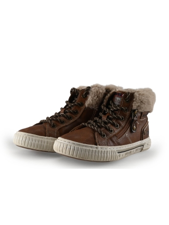 Mustang Hohe Sneaker Braun 331044
 Größe 33
 