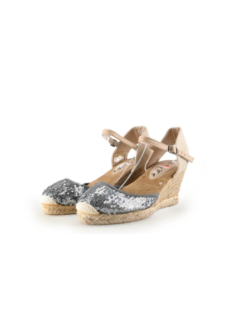 Pep Step Espadrilles Silber 331343
 Größe 38
 