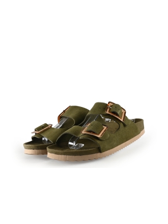 Colors of California Mules Pantoletten Grün 331615
 Größe 39
 