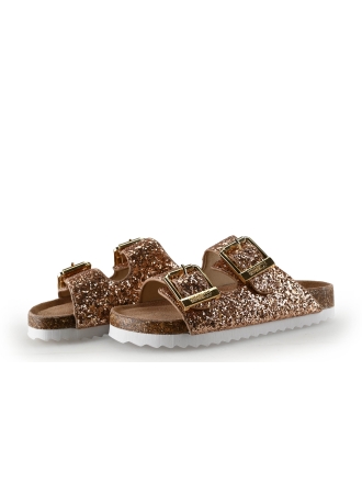 Colors of California Mules Pantoletten Gold 331878
 Größe 29
 