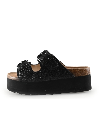 Colors of California Mules Pantoletten Schwarz 331903
 Größe 38
 