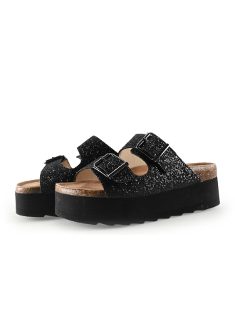 Colors of California Mules Pantoletten Schwarz 331903
 Größe 38
 