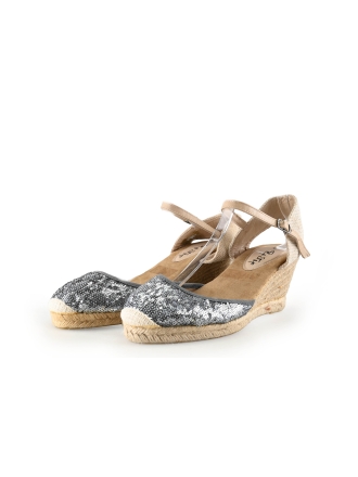 Pep Step Espadrilles Silber 332095
 Größe 41
 