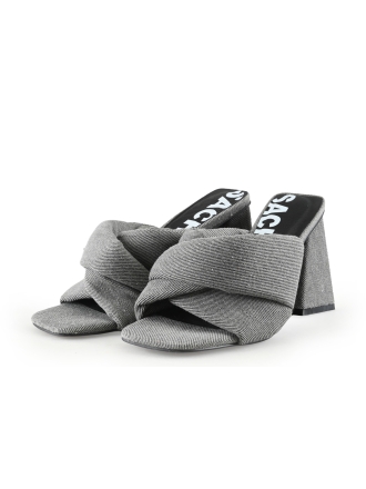 Sacha Mules Pantoletten Grau 332305
 Größe 41
 