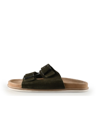 Manfield Mules Pantoletten Grün 332324
 Größe 43
 