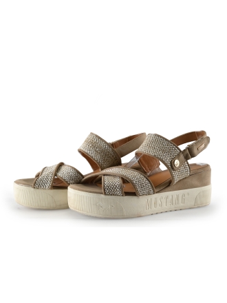 Mustang Sandalen Beige 332529
 Größe 40
 