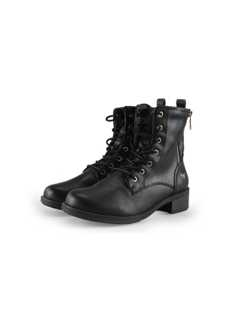 Mustang Schnürstiefel Schwarz 334394
 Größe 43
 