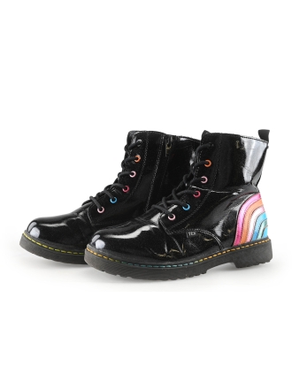 Puccetti Schnürstiefel Schwarz 335082
 Größe 35
 