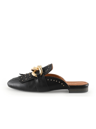 Gioia Mules Pantoletten Schwarz 335121
 Größe 38
 