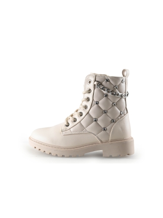 Claudia Ghizzani Schnürstiefel Beige 335606
 Größe 32
 